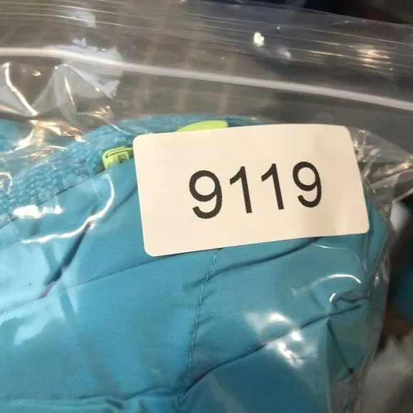 Lululemon Jacket Womens 6 Blue Teal Fluff Off Down Puffer Insulated Coat Hooded - Picture 12 of 12